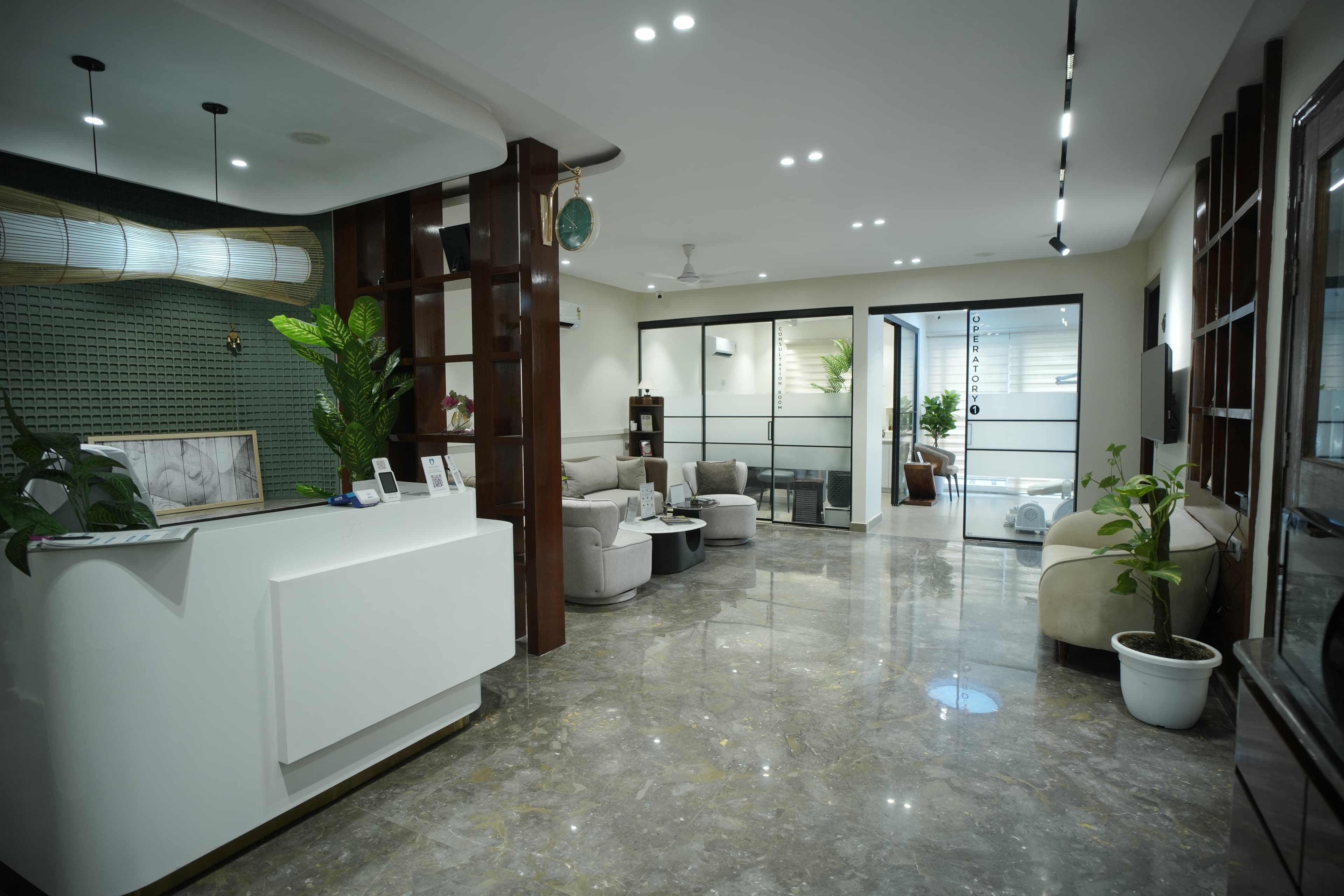 Dental Greens waiting lounge