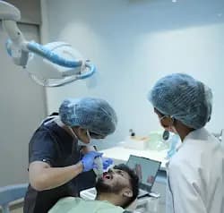 Dr. Richa and the Dental Greens team