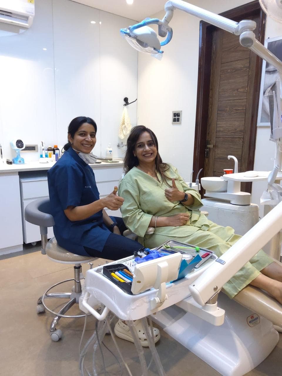 Dr. Richa and the Dental Greens team