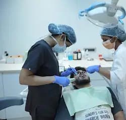 Dr. Richa and the Dental Greens team